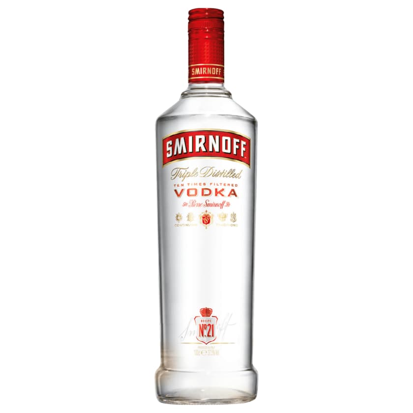 Smirnoff Wodka Red Label 37,5% vol 1l